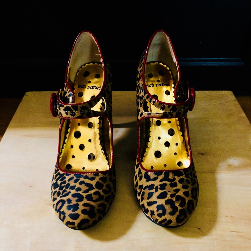 Leopard Print Heels
